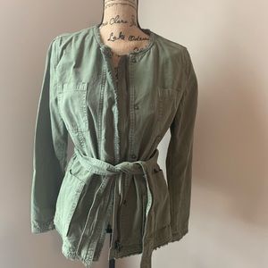 BNWT Banana Republic green military jacket